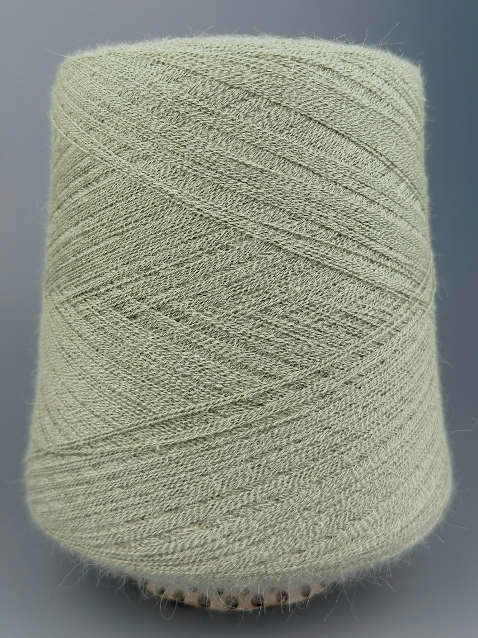 Biagioli Modesto ALPACA Nm. 8400 – Garn aus 97 % Baby Alpaka 21 Mikron col. Salbeigrün foto 2